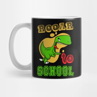 Funny Kids Rooar to School First Grade Gift Mug